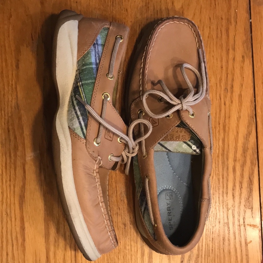 Sperry TOP SIDER womens leather boat shoe 2 eye size 9M style #9776592